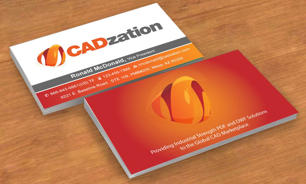 Business Card Design by Sbss for CADzation | Design #1994160