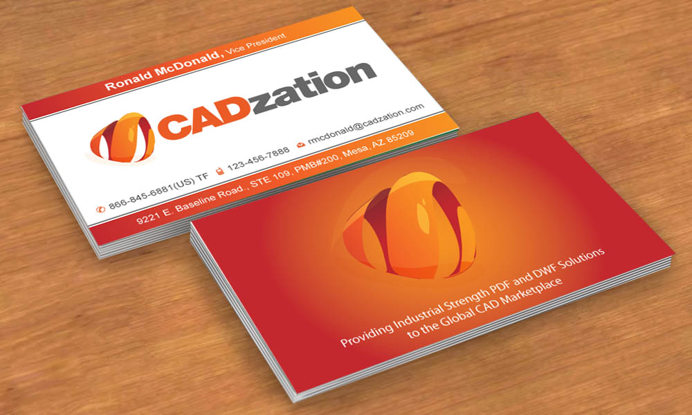 Business Card Design by Sbss for CADzation | Design #1994170