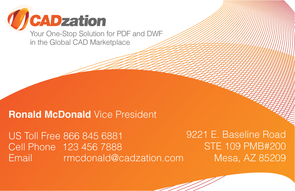 Visitenkarten-Design von jcsz für CADzation | Design #2011606