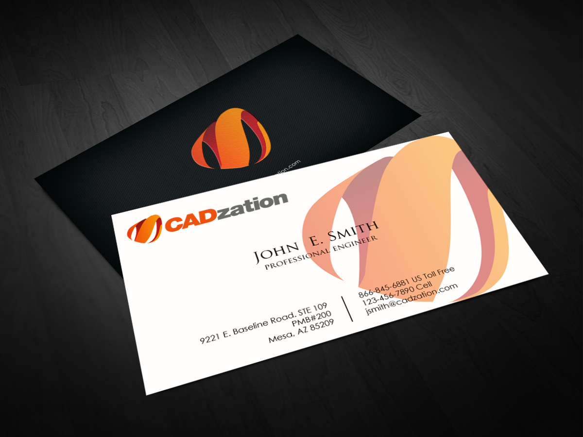 Visitenkarten-Design von ArtCrowd™ für CADzation | Design #1990294