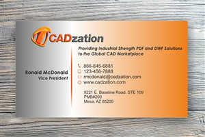 Business Card Design by IneseRo for CADzation | Design: #1991684
