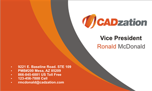 Business Card Design by irfanjaved for CADzation | Design: #2037796