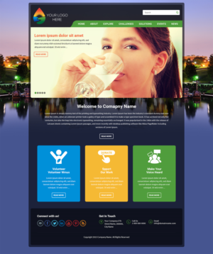 Web Design by RupalTechno for Water Words That Work LLC | Design #8480356
