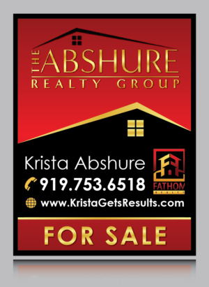 for sale sign for real estate firm | Signage Design by Achiver