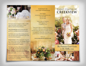 Dallas Texas Special Event Center Flyer | Flyer Design by sun_design