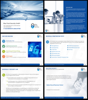 PowerPoint Design by Best Design Hub for Blue Frost Security GmbH | Design: #8501928