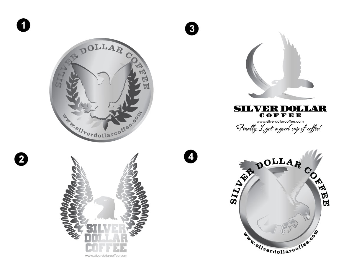 Logo-Design von ney@onedaygraphics für Silver Dollar Coffee | Design #8479380