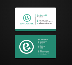 Business Card Design by AFHUN for EG Web Design | Design: #8480236