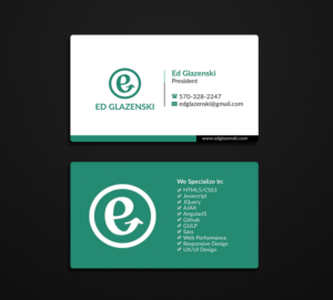 Business Card Design by AFHUN for EG Web Design | Design: #8481031