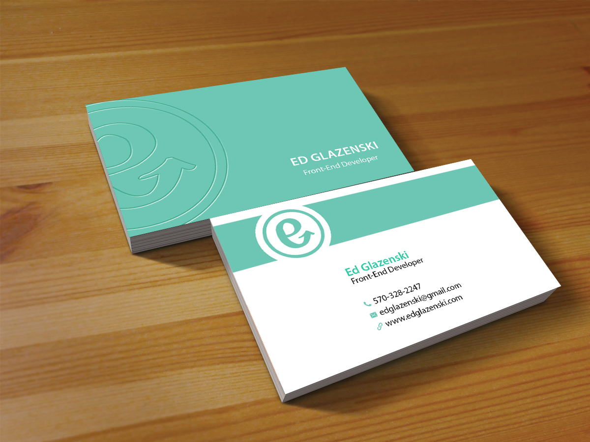Business Card Design by Creations Box 2015 for EG Web Design | Design #8497652