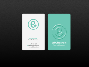 Business Card Design by Creations Box 2015 for EG Web Design | Design: #8497686