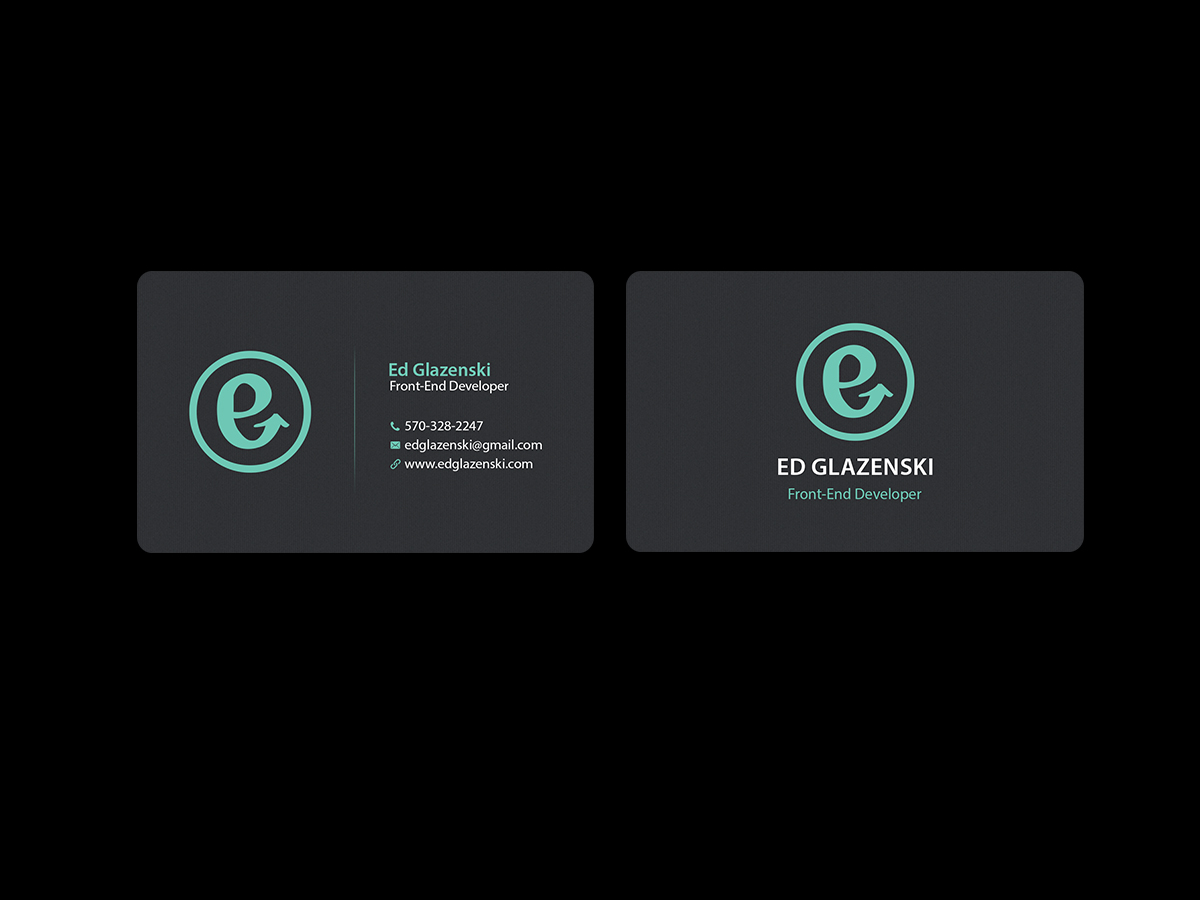 Business Card Design by Creations Box 2015 for EG Web Design | Design #8497687