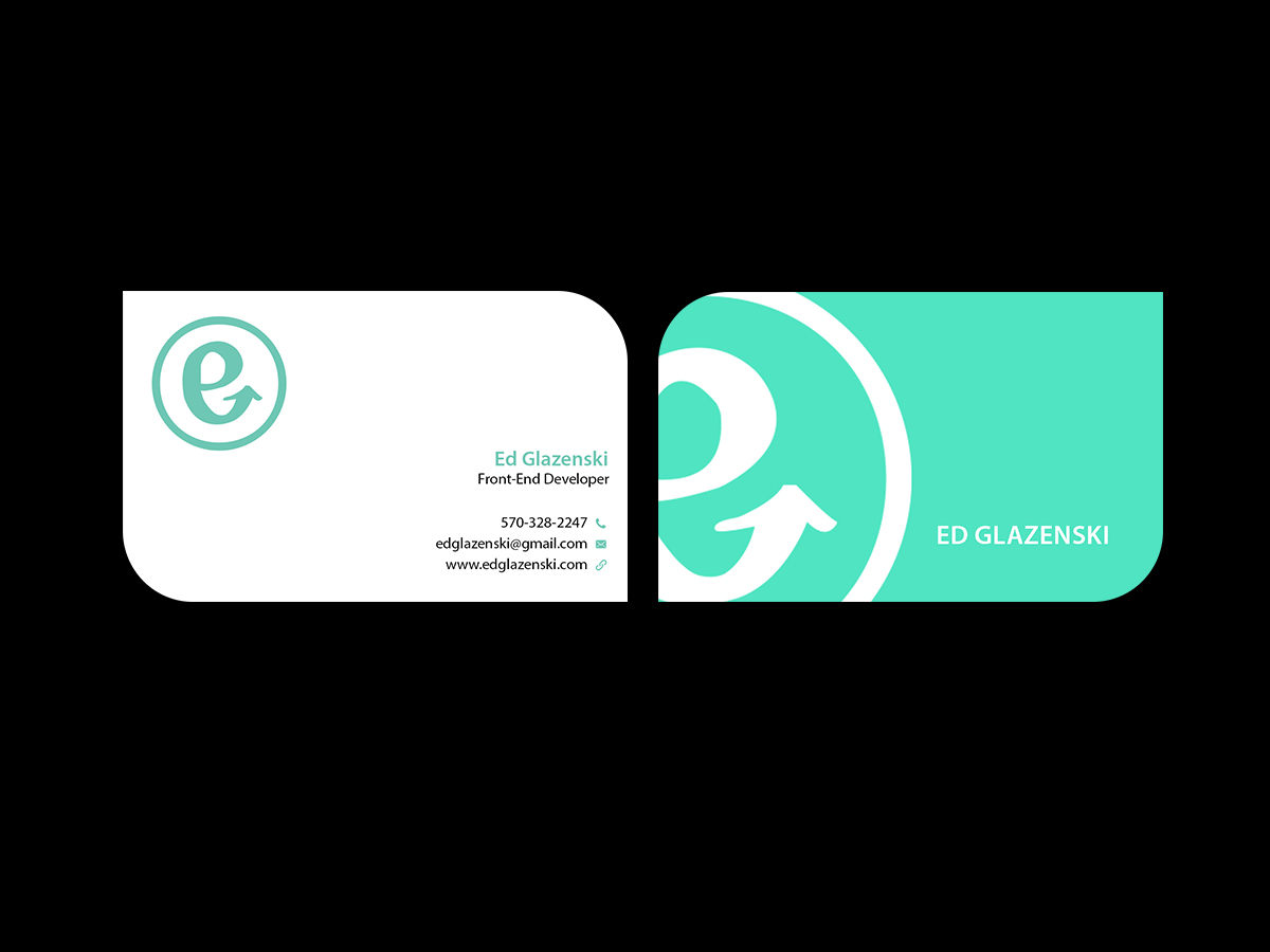 Business Card Design by Creations Box 2015 for EG Web Design | Design #8497694