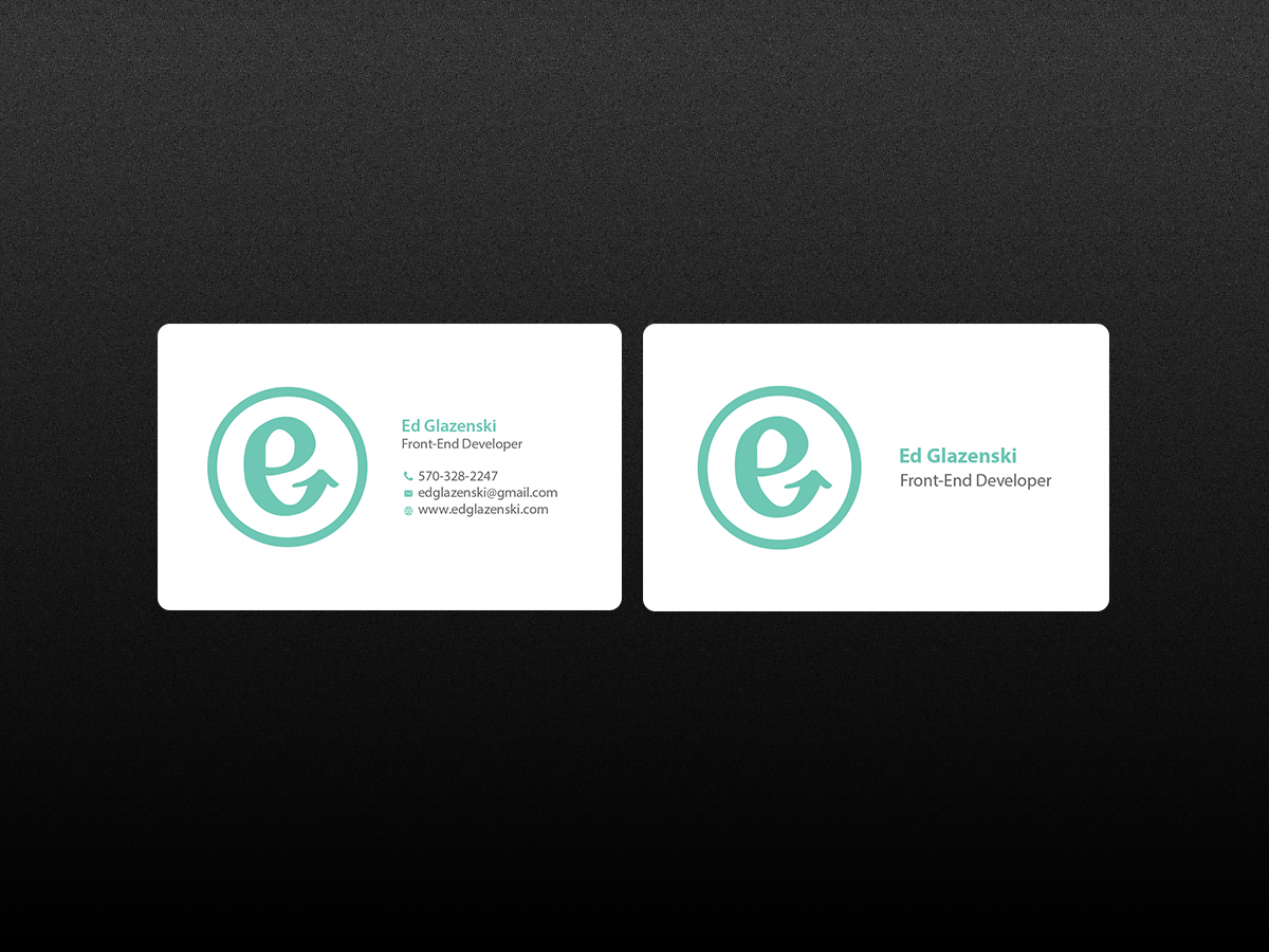 Business Card Design by Creations Box 2015 for EG Web Design | Design #8497711