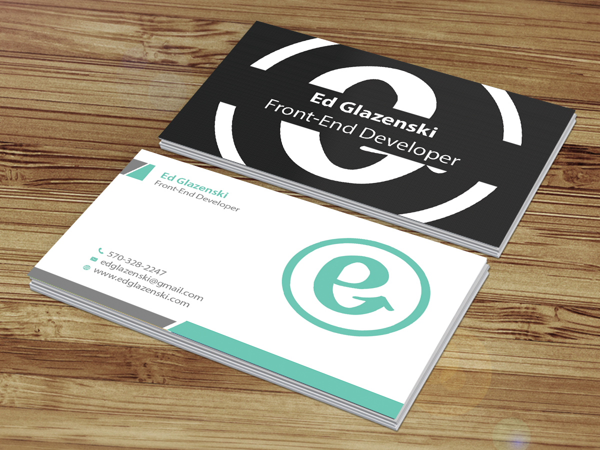 Business Card Design by Creations Box 2015 for EG Web Design | Design #8497733