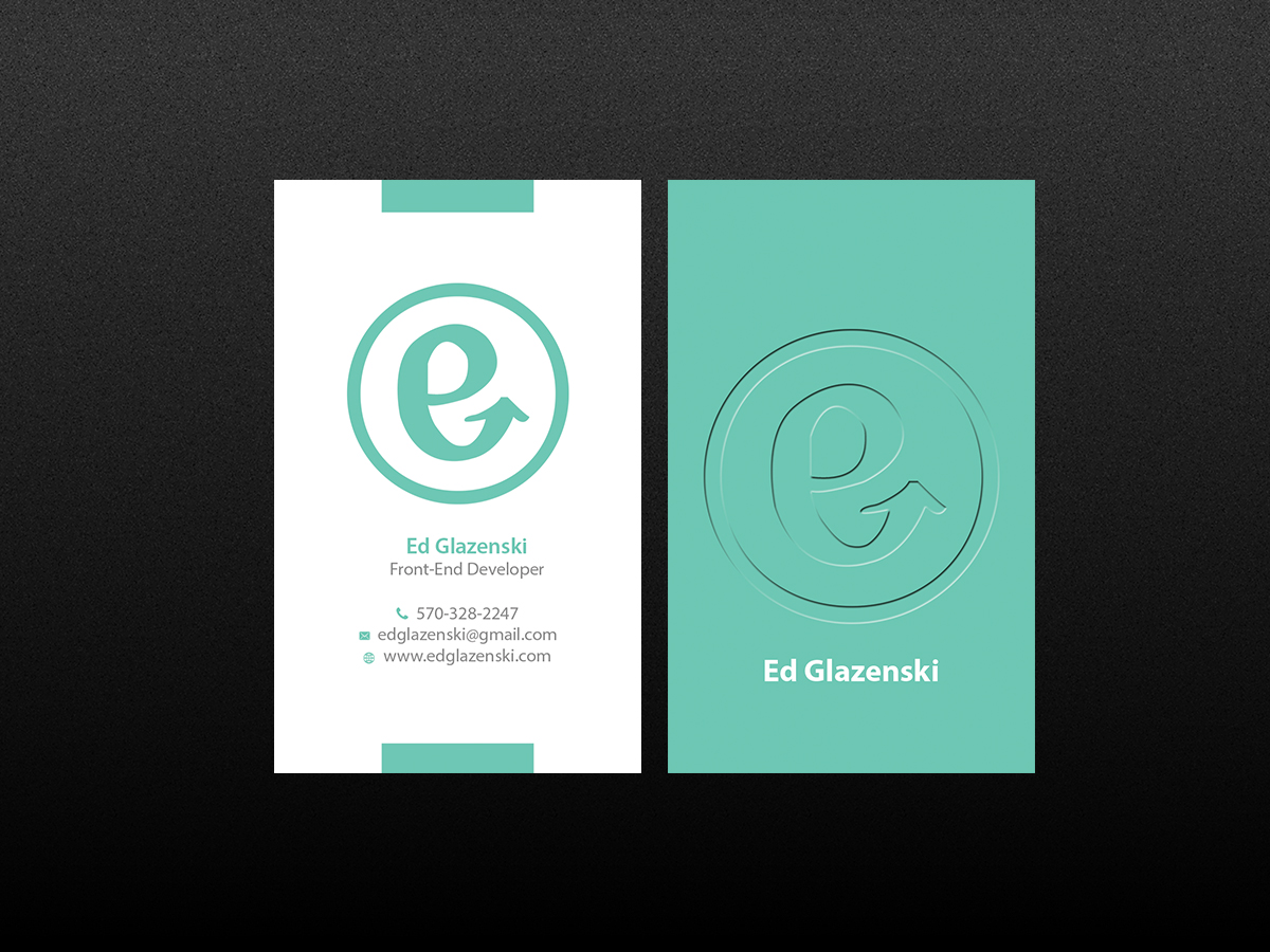 Business Card Design by Creations Box 2015 for EG Web Design | Design #8497736
