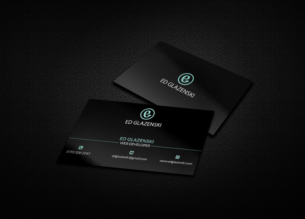 Business Card Design by zillurrahman800 for EG Web Design | Design #8479441