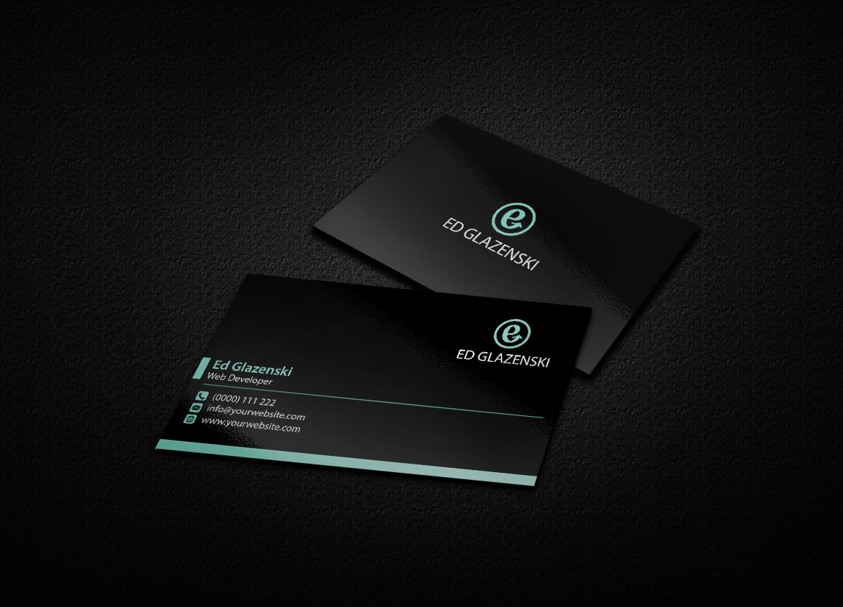 Business Card Design by zillurrahman800 for EG Web Design | Design #8479884