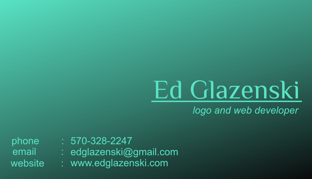 Business Card Design by Den Bagus for EG Web Design | Design #8481819