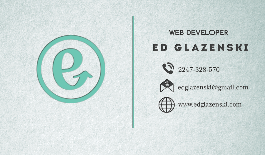 Business Card Design by ray3kay for EG Web Design | Design #8525715