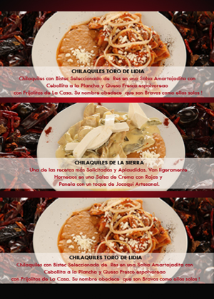 Menü-Design von Neryha für Como en el Rancho, S.A. de C.V. | Design: #2003379