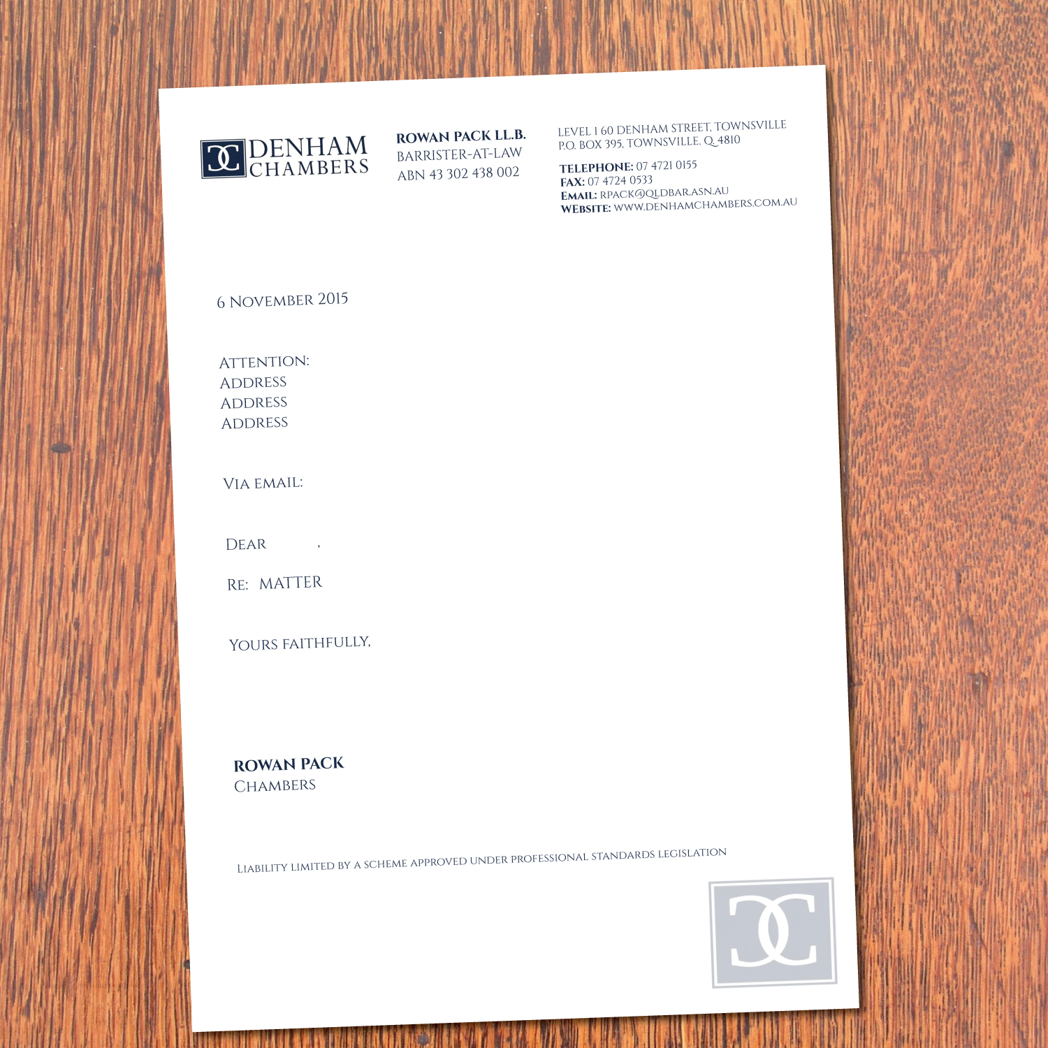 Letterhead Design by Cherisse for this project | Design #8484681