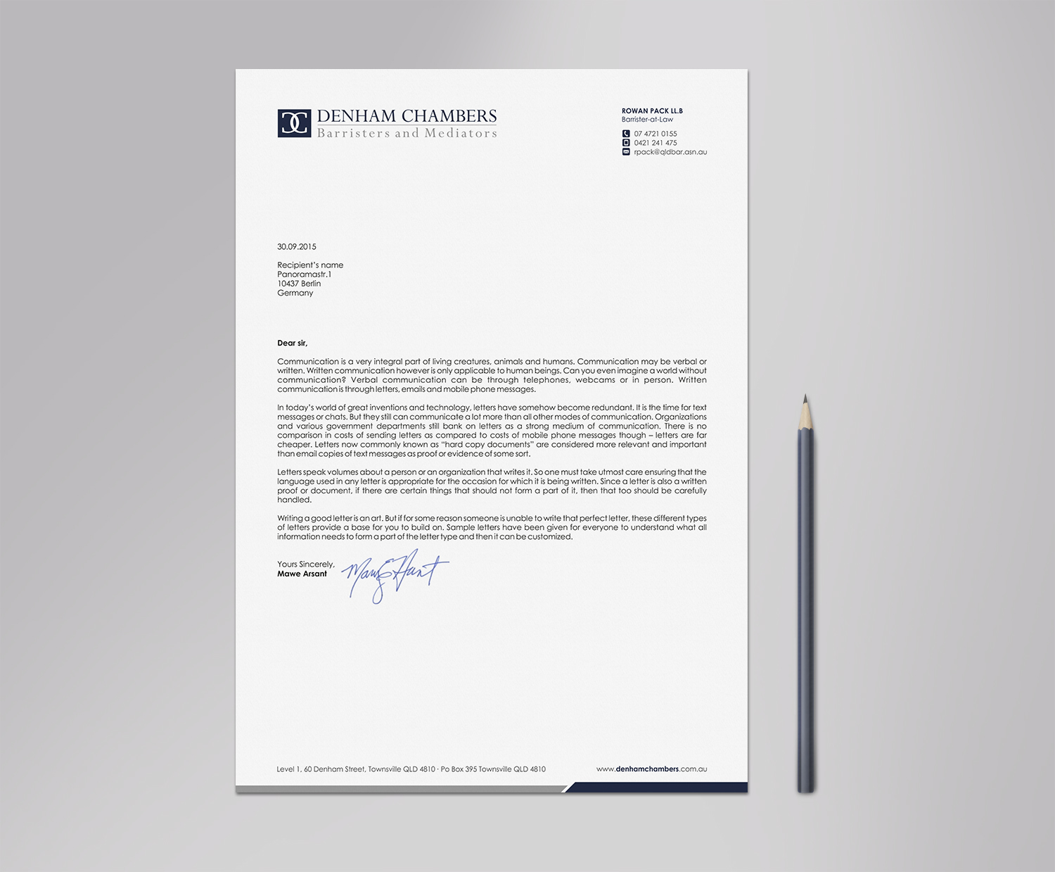 Letterhead Design by logodentity for this project | Design #10225392