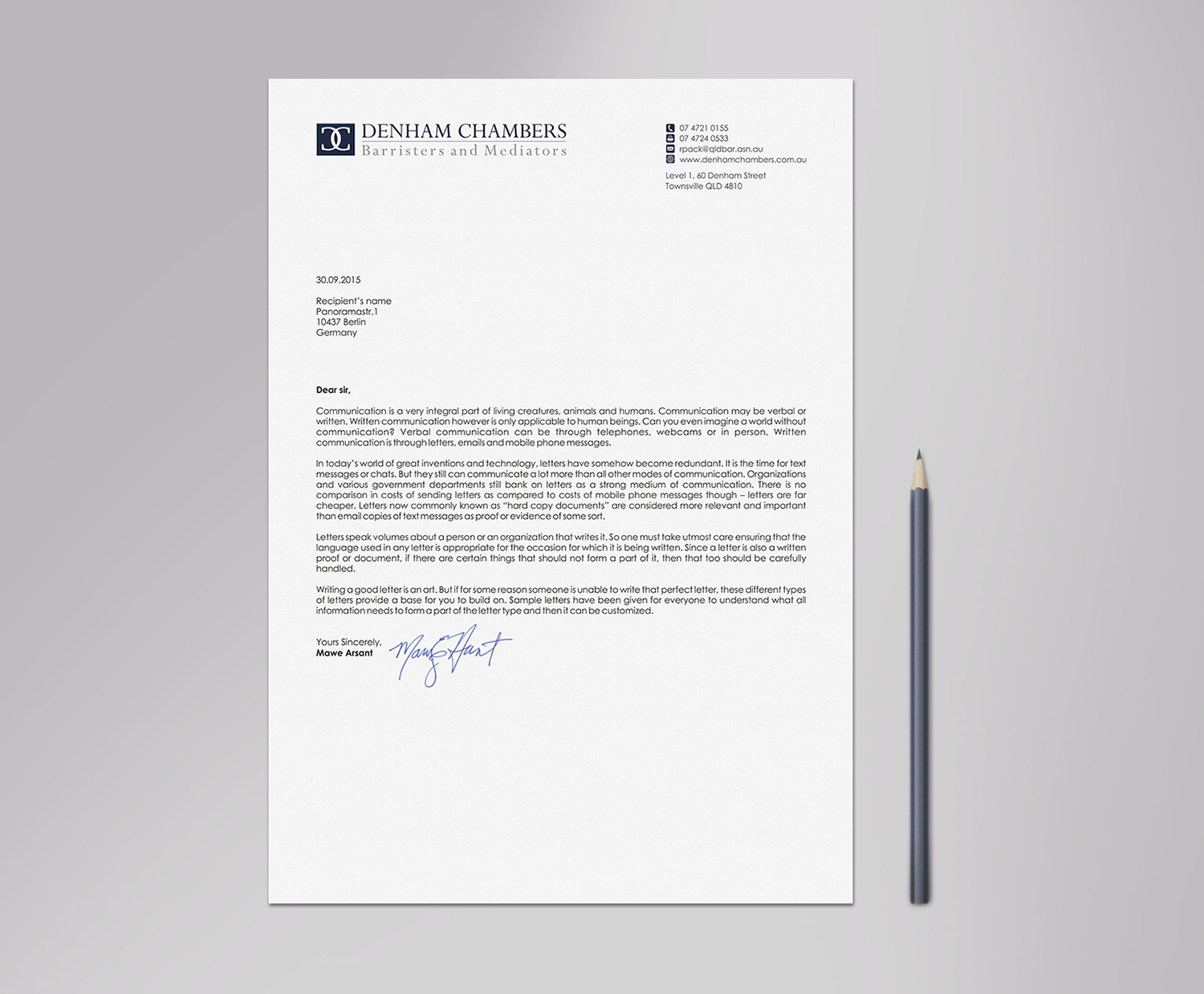 Letterhead Design by logodentity for this project | Design #8478209