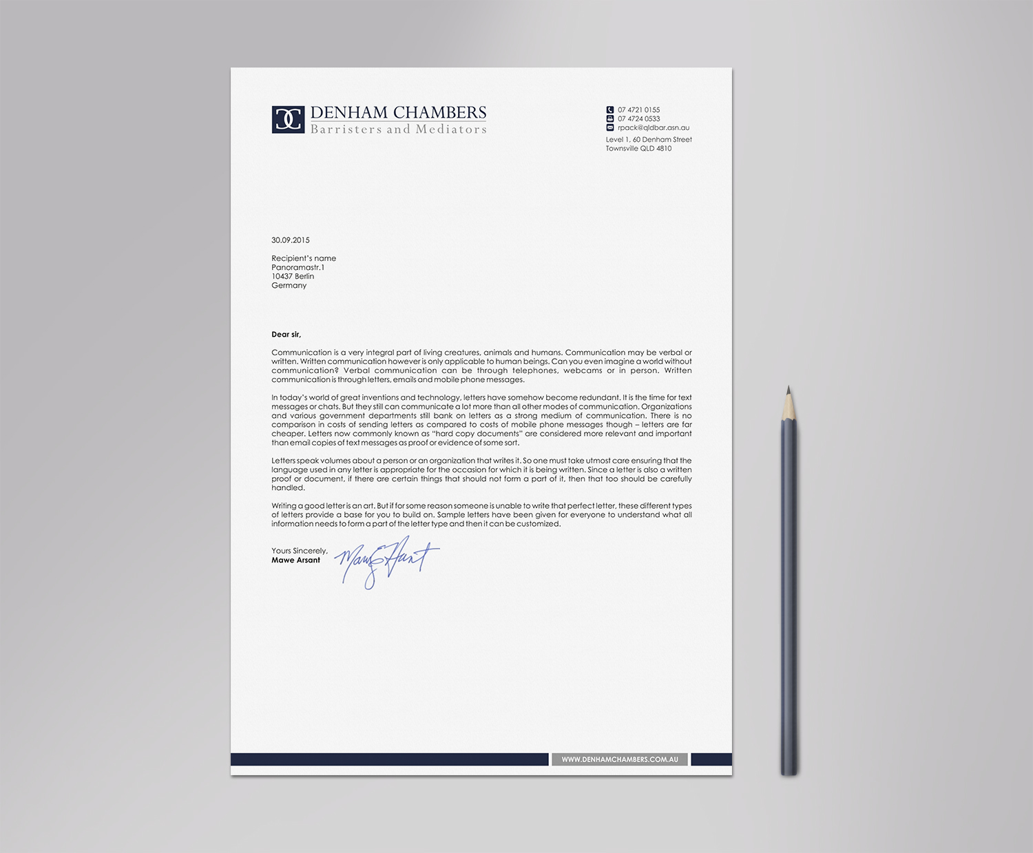 Letterhead Design by logodentity for this project | Design #8478437