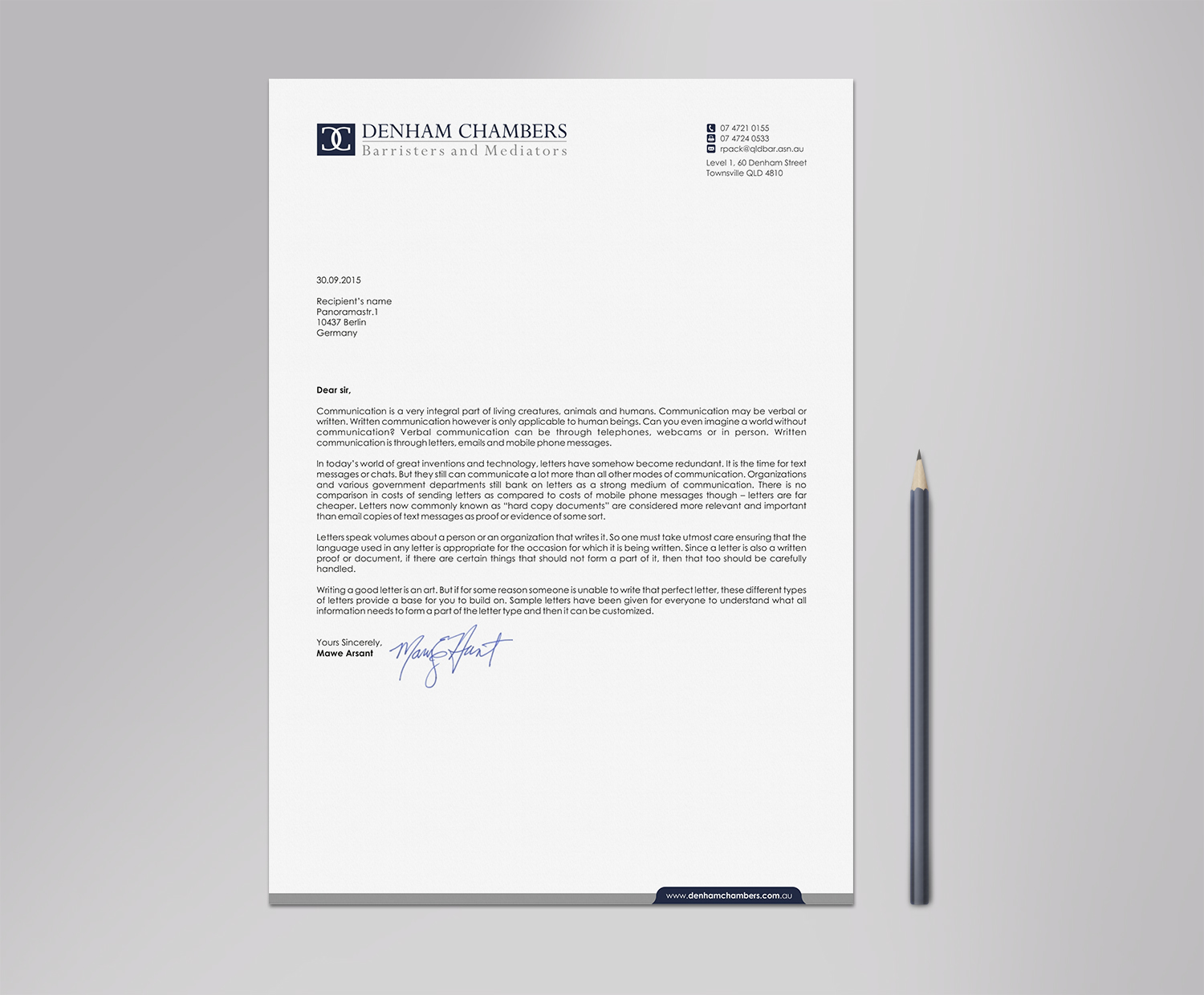 Letterhead Design by logodentity for this project | Design #8478480