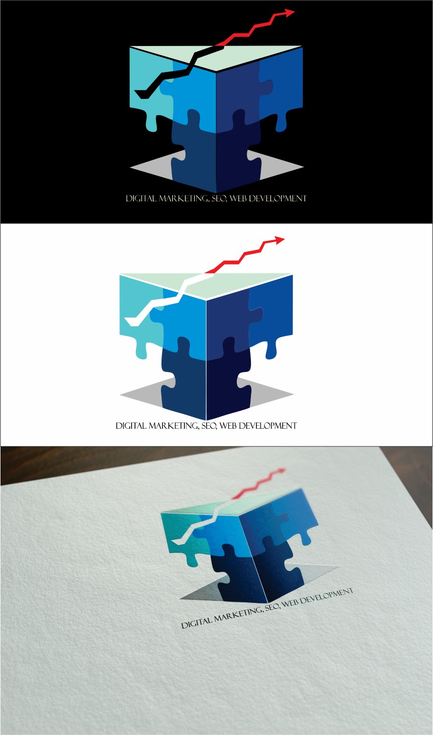 Logo Design by DG for Nimble Pixel Marketing, LLC | Design #8522770