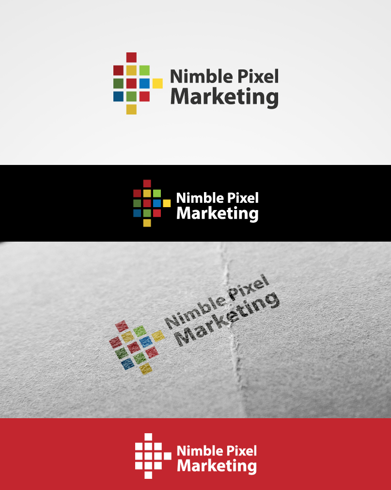 Logo Design by Grapismo Brand Studio for Nimble Pixel Marketing, LLC | Design #8513754
