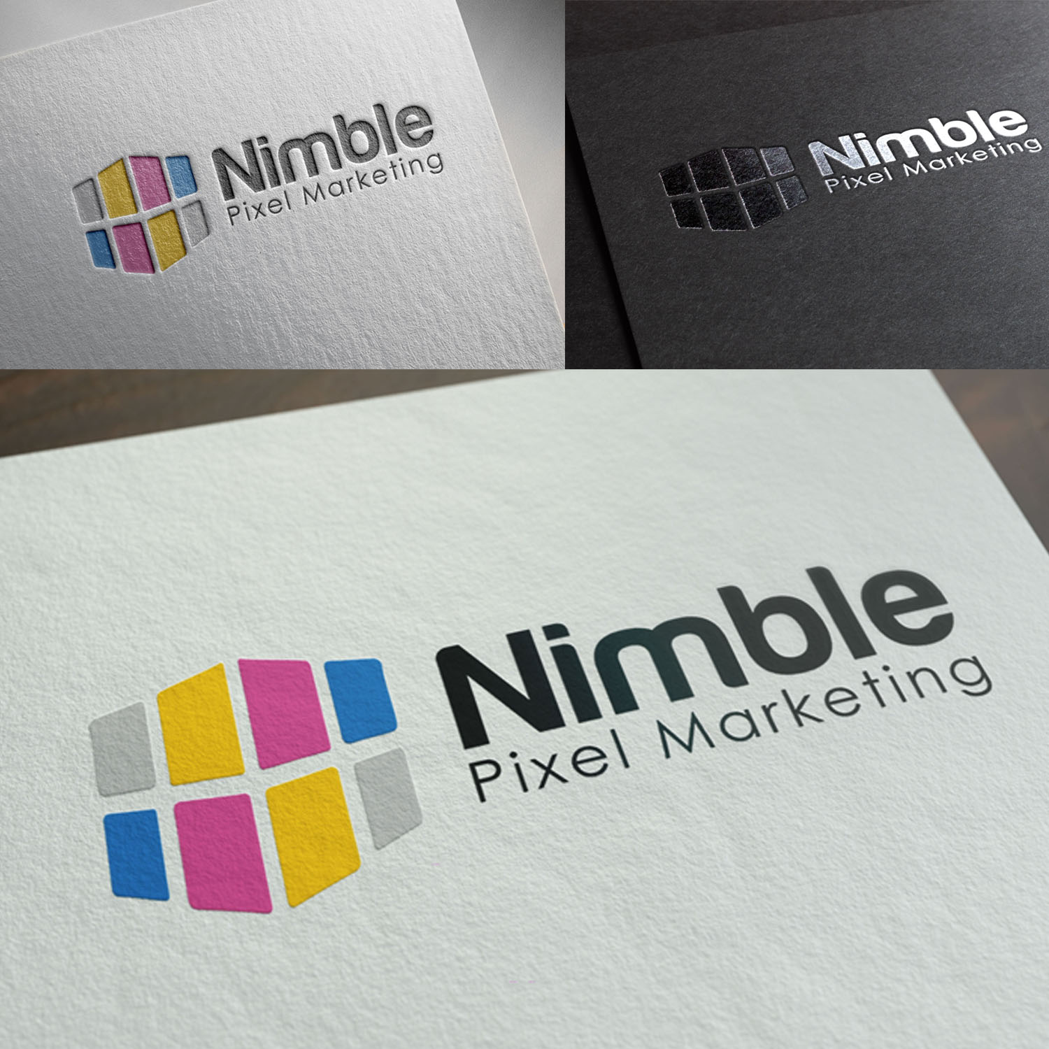 Diseño de Logo por SyncFuse™ Solutions para Nimble Pixel Marketing, LLC | Diseño #8515120