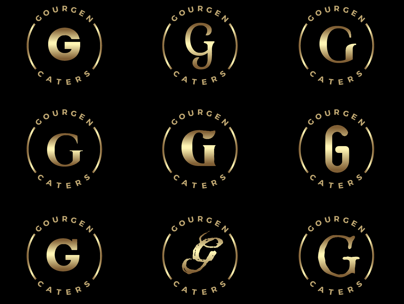 Logo Design by wonderland for Gourgen Caters | Design #8488196