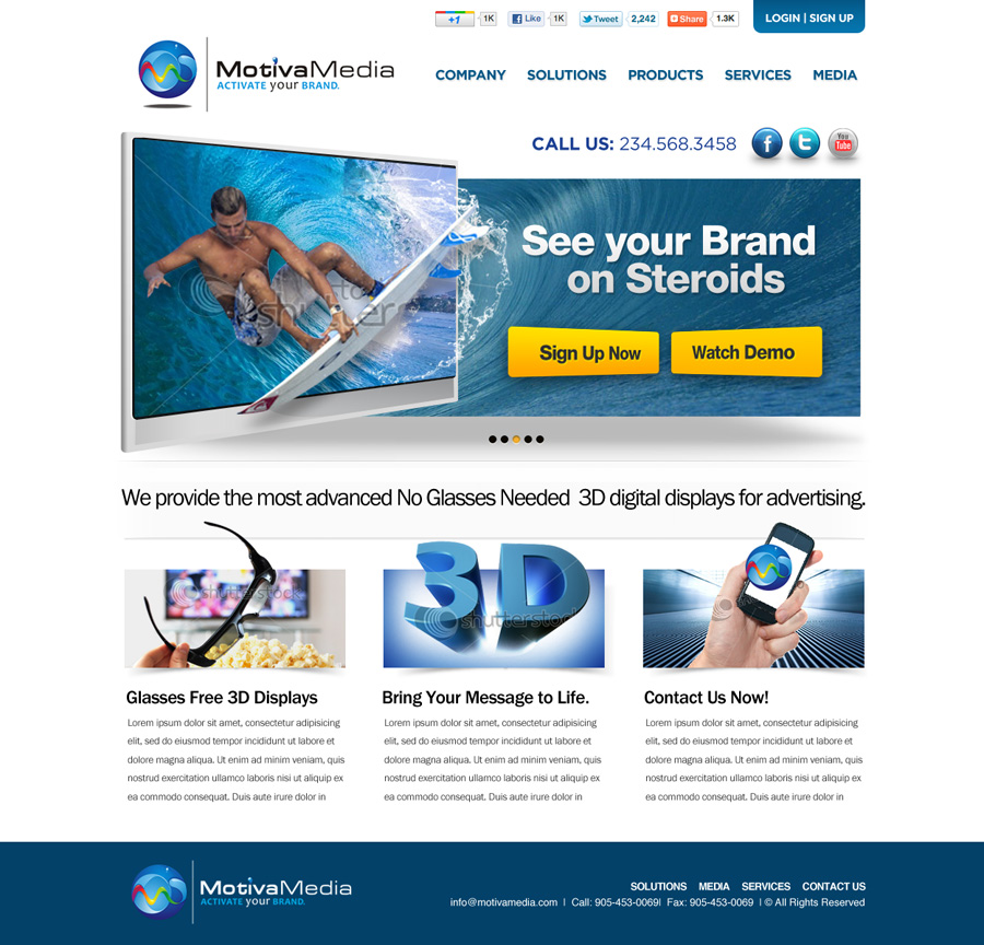 Web Design by Robert Marks for this project | Design #428638