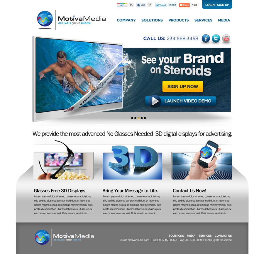 Web Design by Robert Marks for this project | Design #429274