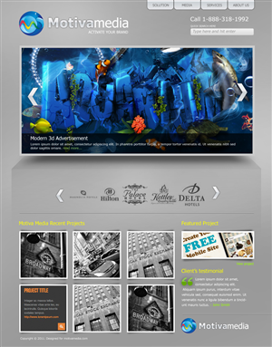 Web Design par reinner pour ce projet | Design #427840