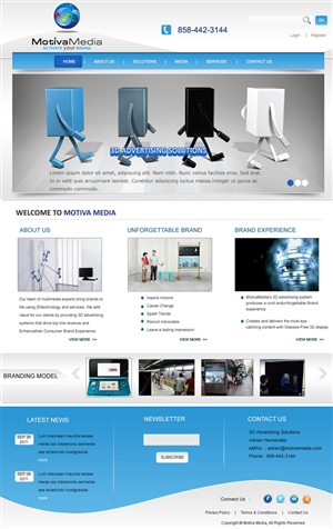 Web Design by pb for this project | Design: #432031