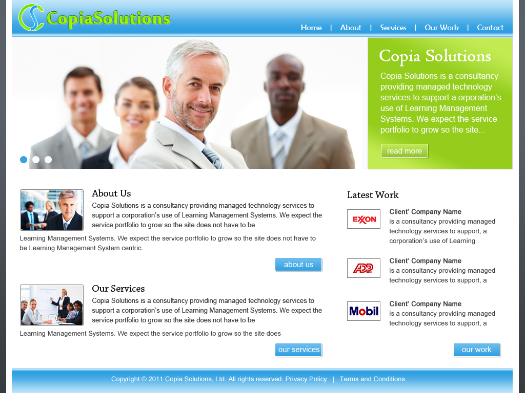 Web Design by inspiredart for this project | Design #416623