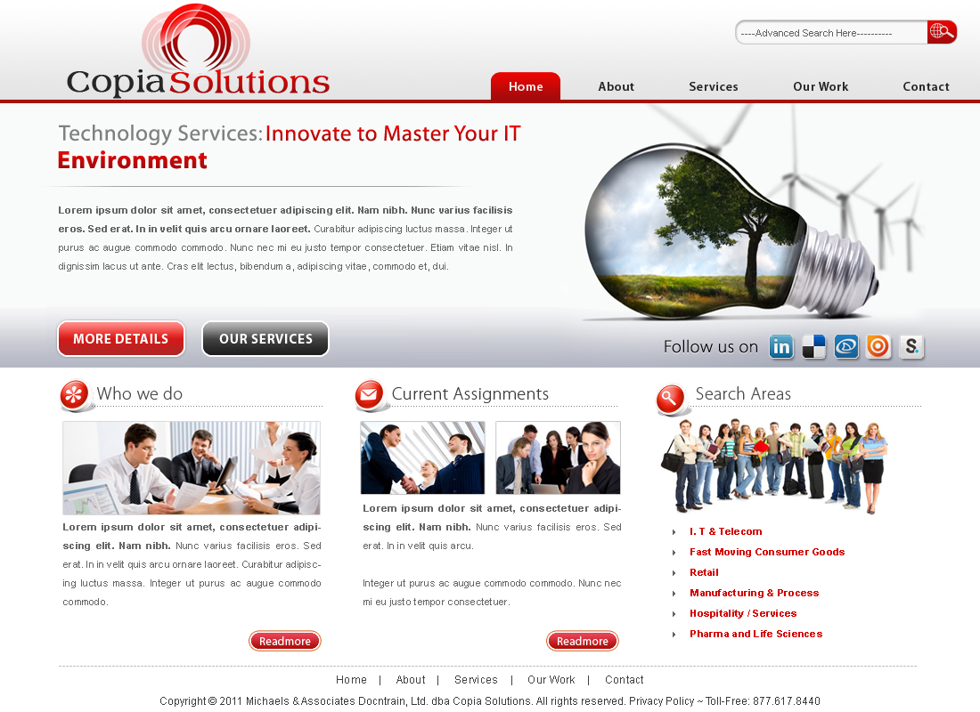 Diseño Web por webxvision para este proyecto | Diseño #417735