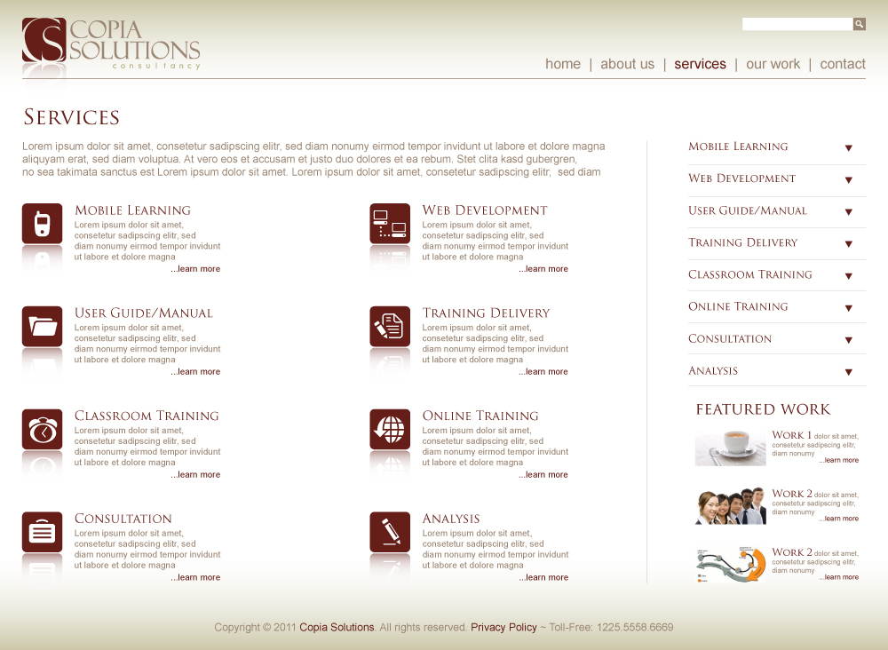 Web Design by shonecom for this project | Design #421964