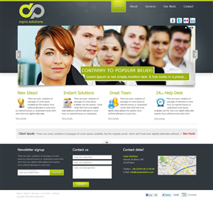 Web Design by ColorWebWorld for this project | Design: #417008