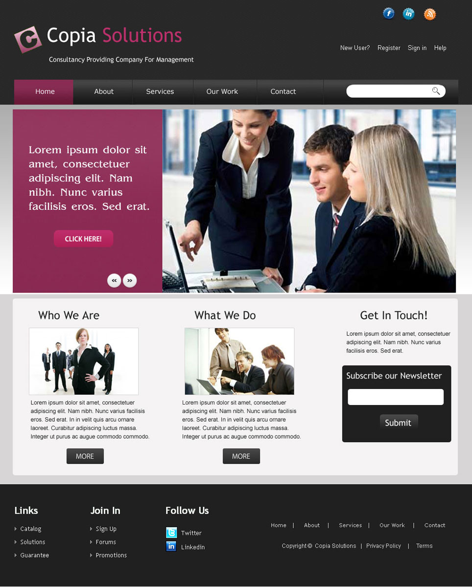 Web Design by pb for this project | Design #408104