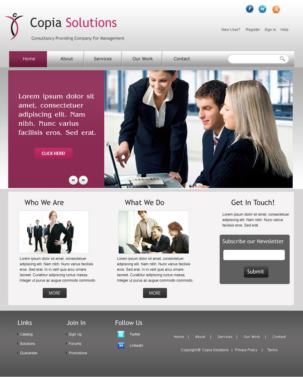 Web Design by pb for this project | Design #416197