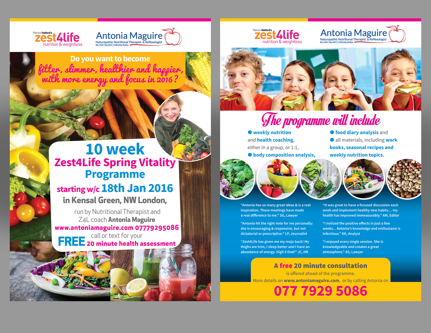 health flyer design for