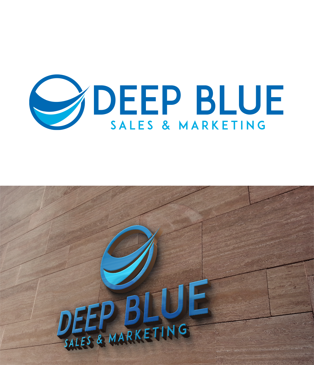 Logo-Design von trufya für Deep Blue Sales & Marketing | Design #8533458