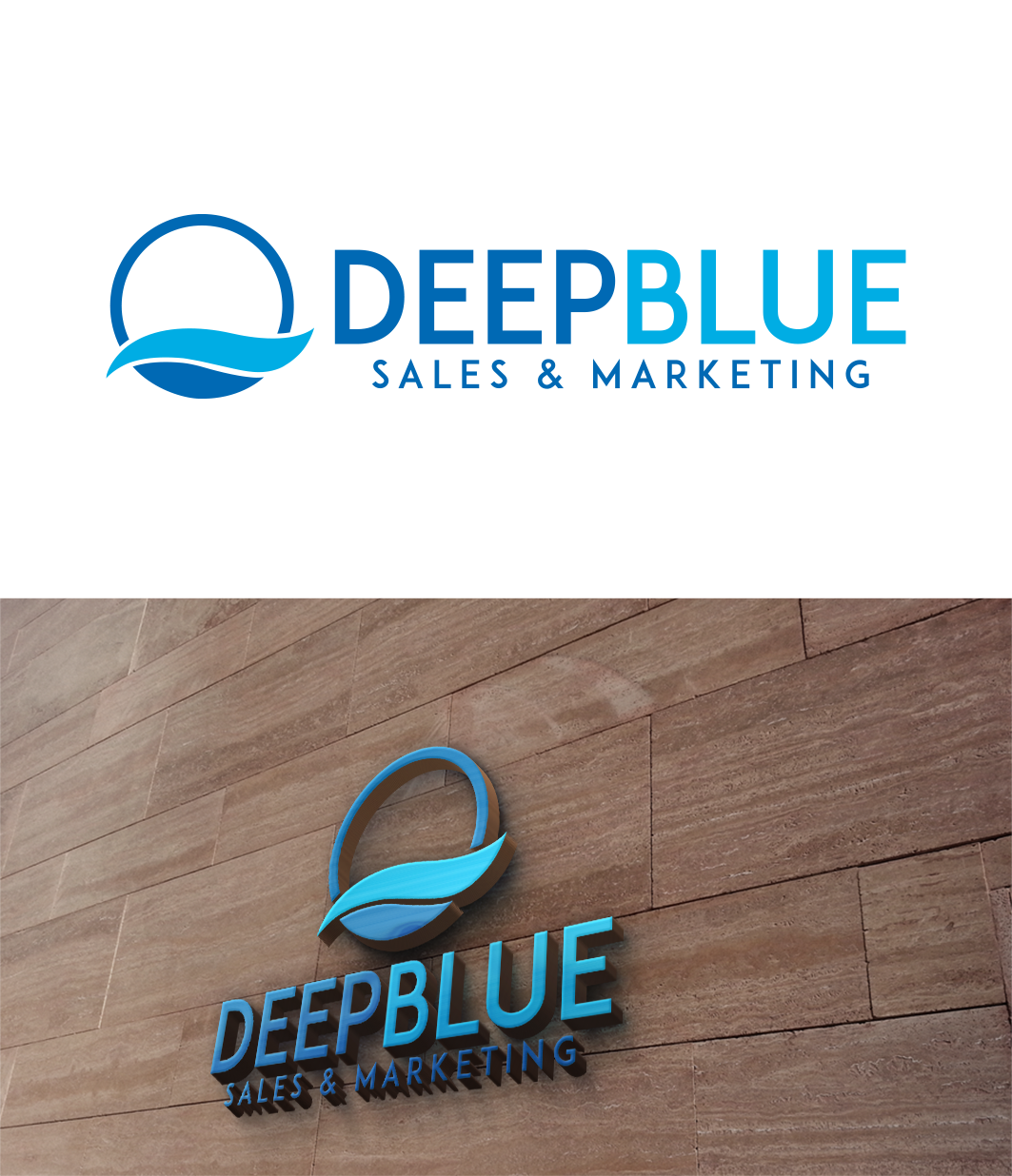 Logo-Design von trufya für Deep Blue Sales & Marketing | Design #8533874
