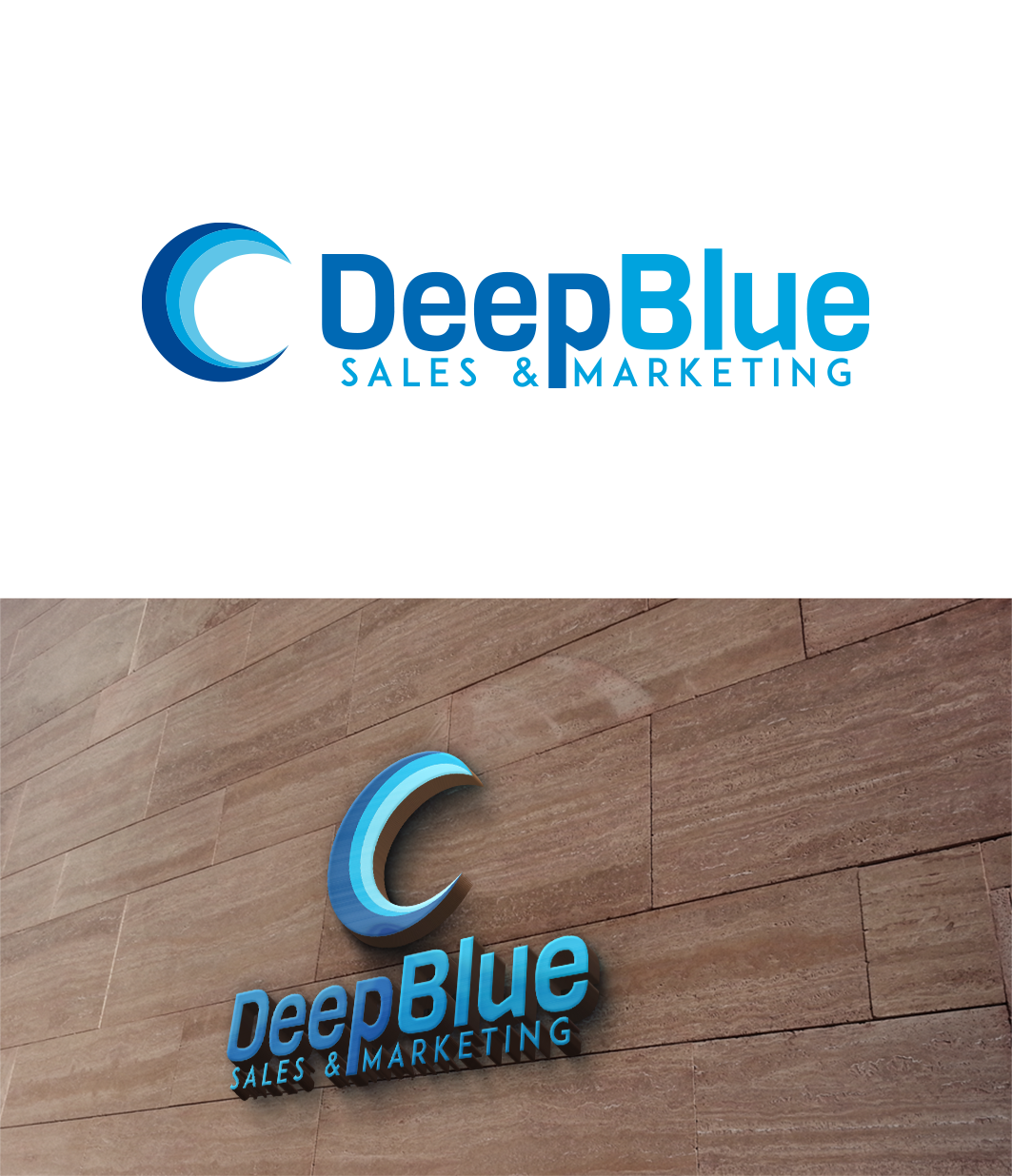 Logo Design by trufya for Deep Blue Sales & Marketing | Design #8534183