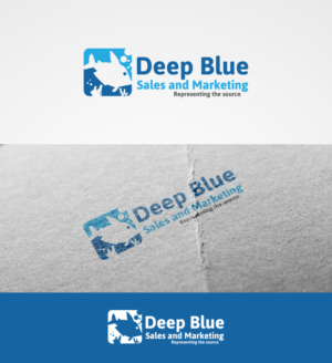 Diseño de Logo por ArtWizard para Deep Blue Sales & Marketing | Diseño #8521785