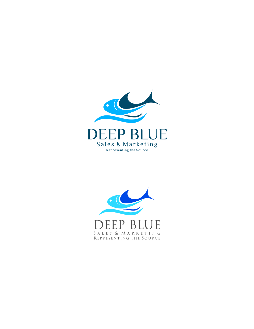 Diseño de Logo por lelevien para Deep Blue Sales & Marketing | Diseño: #9491718